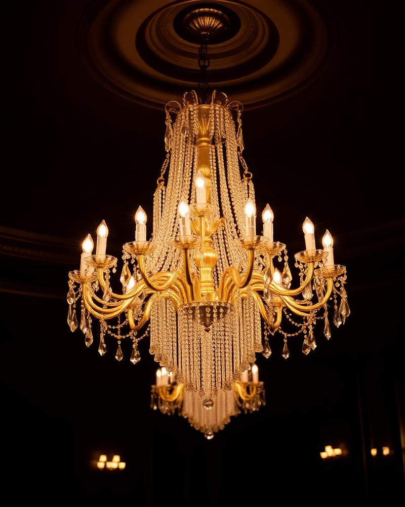 Golden ballroom event hall