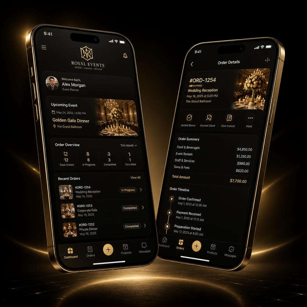 Just Tap app running on phones and a live dashboard